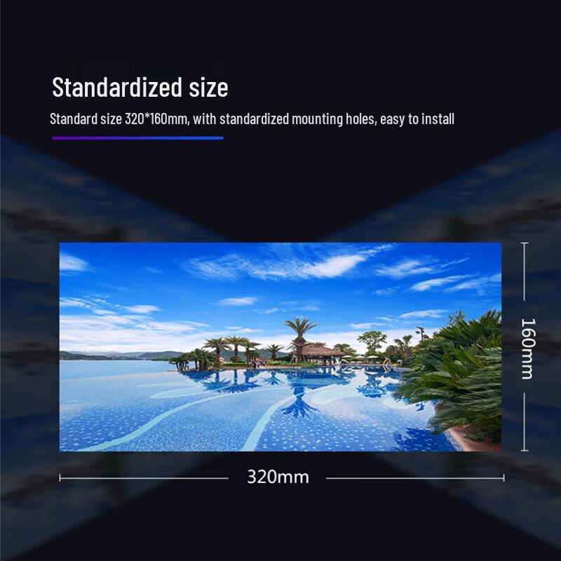 QIANGLI Q4 E Indoor LED Display CN plug (adapter included)