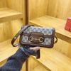 Small Bag Women's New Women's Bag Saddle Bag Retro Printed Small Square Bag Women's Messenger Bag