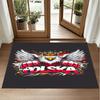 Poland Design Crystal Velvet Rug Soft Decorative Mat for Bedroom Entrance