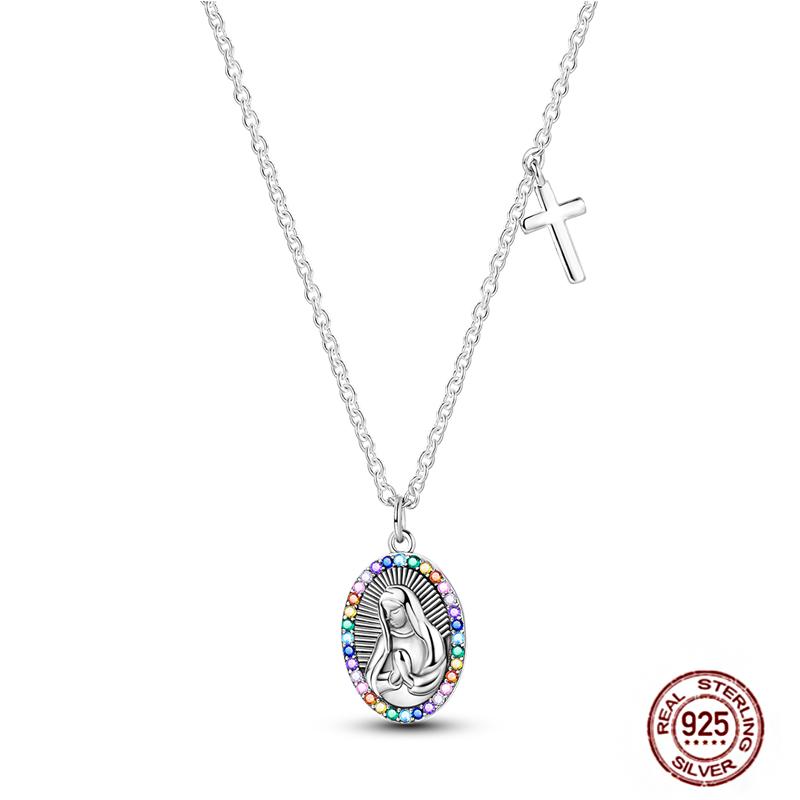 Copper Pendant Necklace Pink Heart Star Moon Firefly Plant Charm Basic Chain Necklaces Original Festival Jewelry For Women G