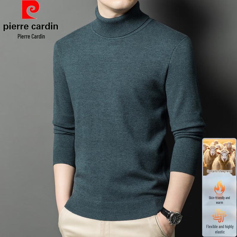 Pierre Cardin Men's Merino Wool Blend Turtleneck Sweater