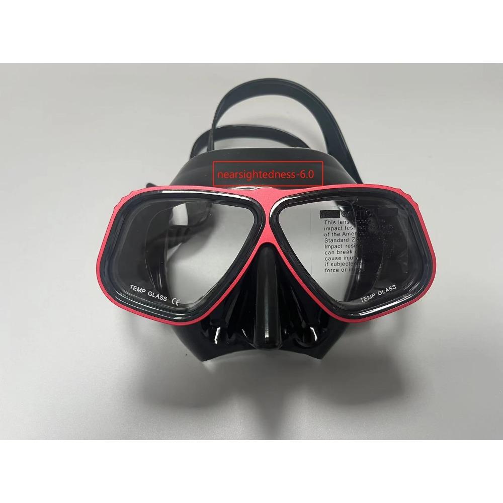 Маска для сноркелинга, оптические очки для дайвинга при близорукости, взрослые могут быть оснащены маской для дайвинга при близорукости