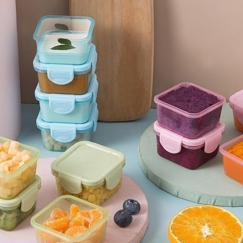 150 мл 1 шт мини-холодильник четкий пластиковый контейнер для хранения детского питания герметичный кухонный уплотнительный ящик для микроволновой печи