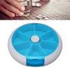 Rotating Weekly Pill Organizer Travel Round 7 Day Medicine Case Supplements for Vitamins Fish Oil