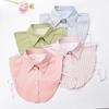 Съемный передний галстук Винтажный False Blouse Воротник Модные полоски Поддельный воротник для женщин