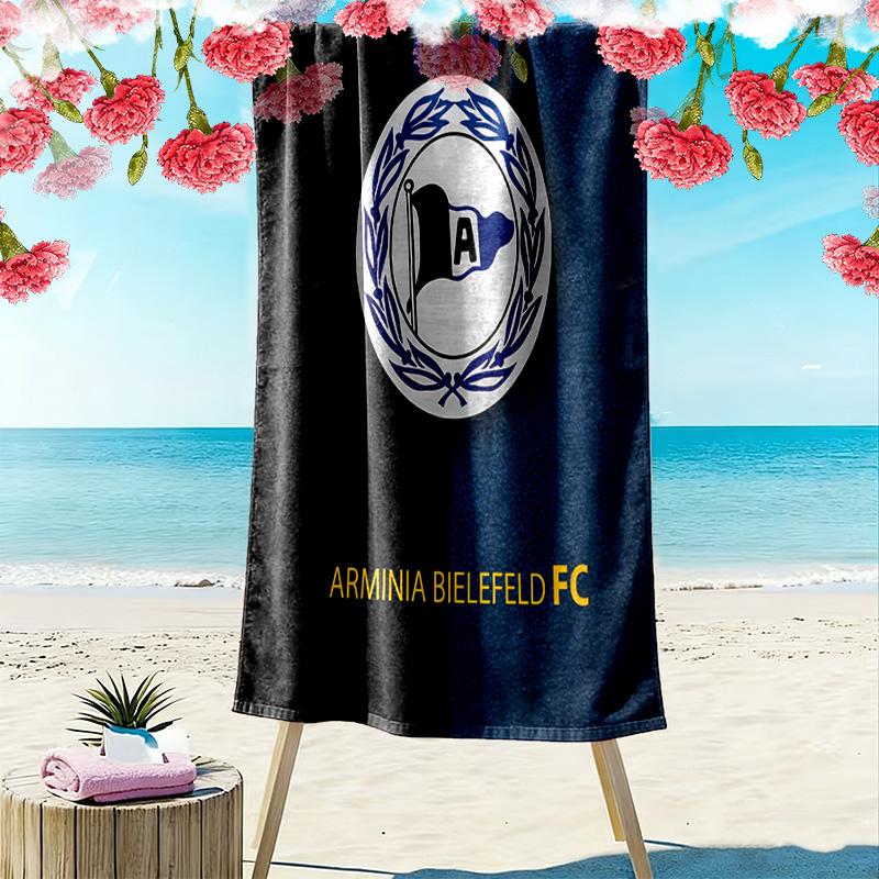 DSC Arminia Bielefeld Print Beach Towel, Large Soft Quick Dry Towel for Beach Camping Swimming
