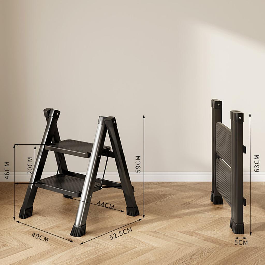 Многофункциональная складная телескопическая 2-ступенчатая лестница L-образной формы, легкая, выдвижная, стремянка для бытового использования