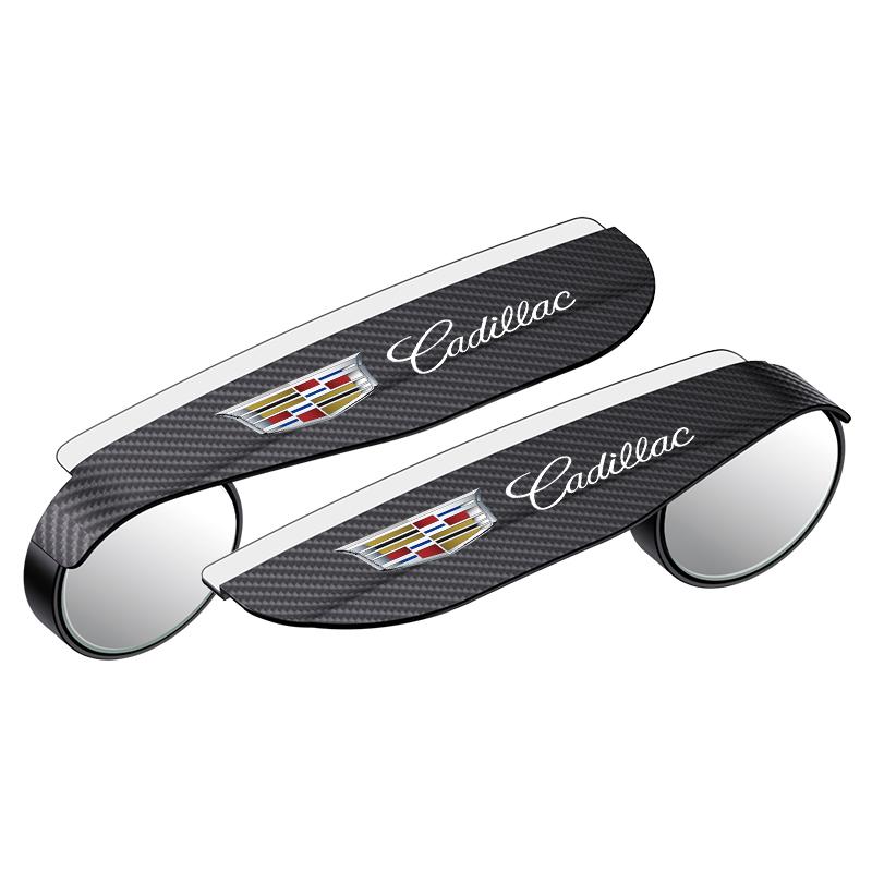 2in1 Car Rearview Mirror Rain Eyebrow Reversing Small Round Mirror for Cadillac Seville XT4 CT4 CT5 ATS SLR STS EXT CTS