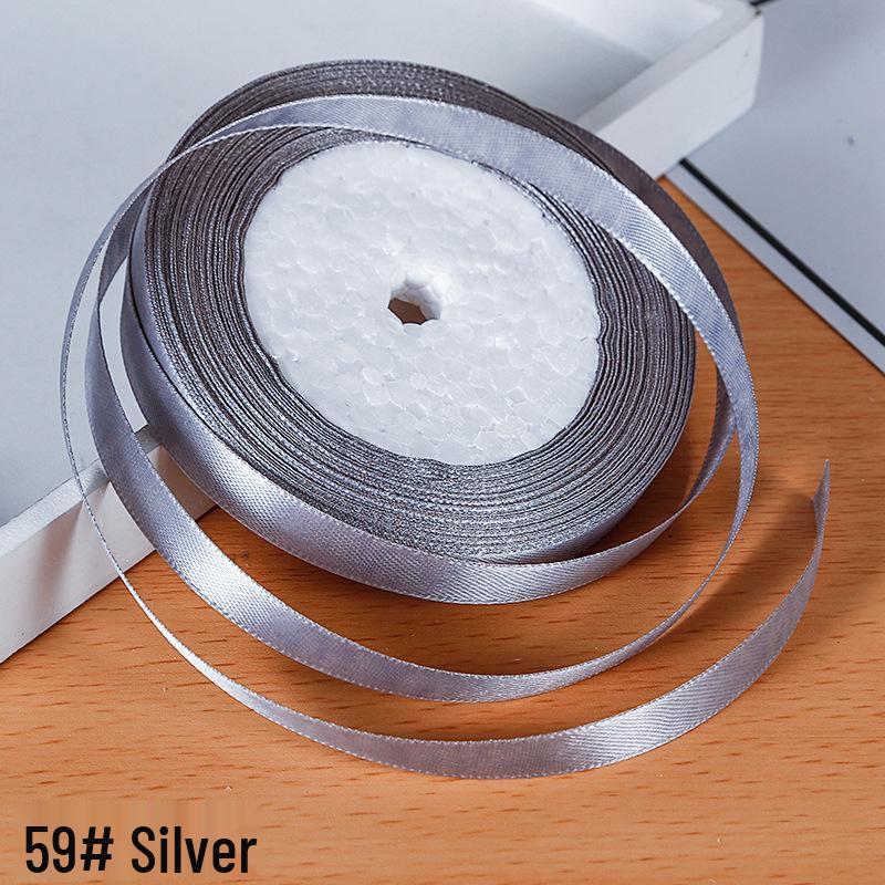 1 см атласная лента для украшения подарочной коробки и бантов, специальная для трансграничной торговли