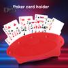 Non-slip Poker Card Holder Little Hands Kids Seniors Arthritis Hands-Free Paper Cards Desktop Stand Rack Tray Family Card Game Accessories