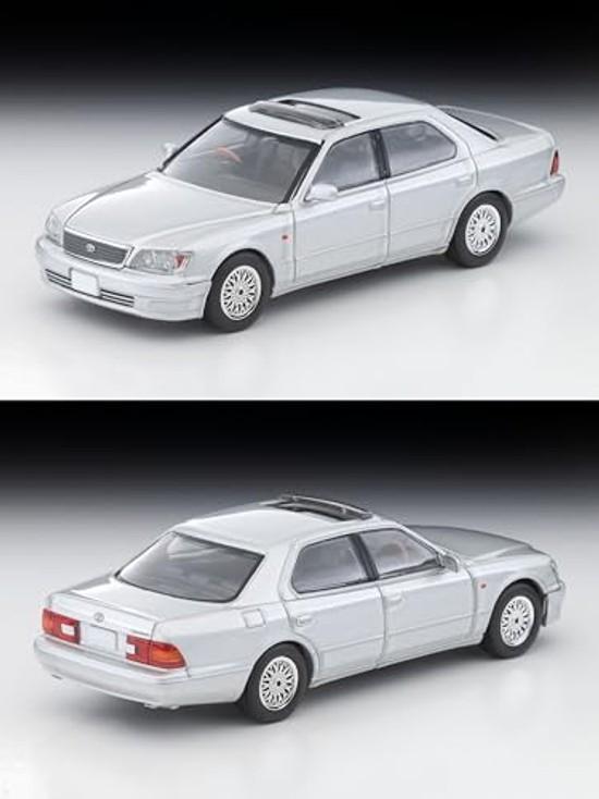 TOMYTEC Tomica Limited Vintage Neo 1/64 LV-N356d Toyota Celsior B Спецификация Версия eR 10-й Юбилейный Выпуск Серебристый Готовый Продукт 340089