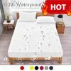 2025 1pc Waterproof Bedsheet,Solid Color Bed Sheet Anti-Stain Mattress Protector,Machine Washable Bedding,Can Be Used In All