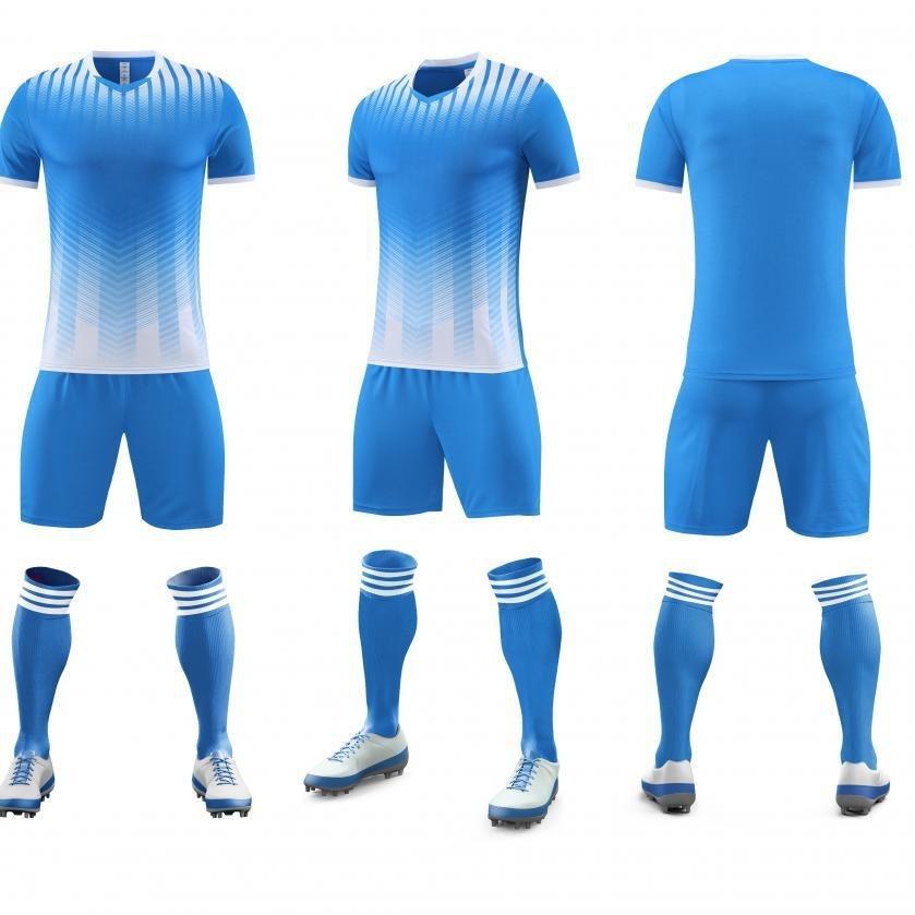 New High-Grade Football Jersey Suit Men'S Game Jersey Summer Football Training Jersey Short-Sleeved Jersey Short-Sleeved