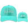 Новая хлопковая вышивка Буква Мама Мини Бейсболка Женская Детская Snapback Папина Кепка Летняя Регулируемая Девочка Мальчик Солнце Грузовые Кепки