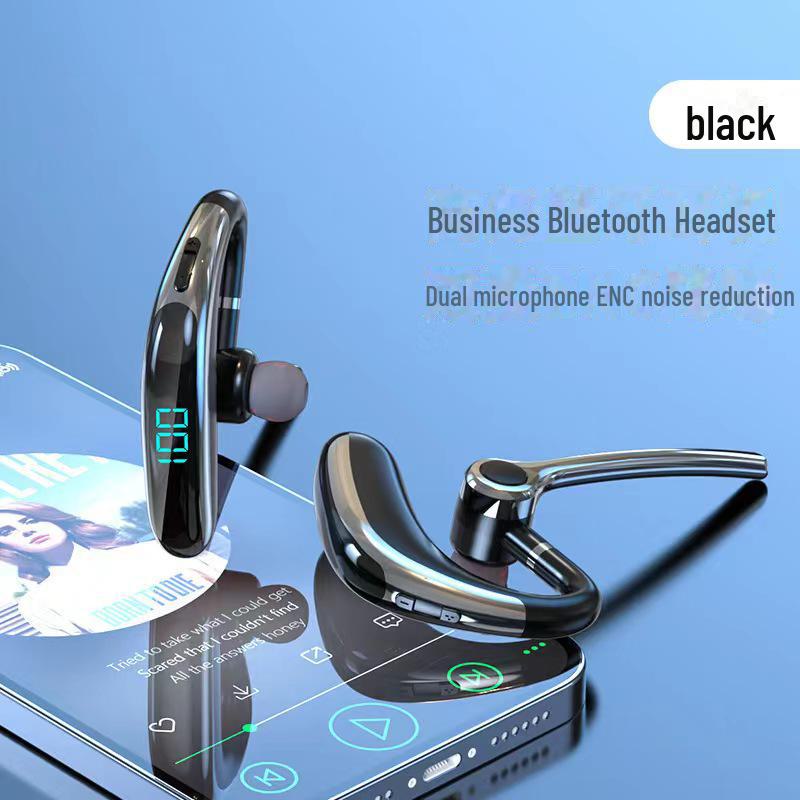 Частная модель Bluetooth-гарнитуры K20-1: Беспроводные, сверхдлительное время ожидания, одно ухо, двойной микрофон, шумоподавление ENC, цифровой дисплей