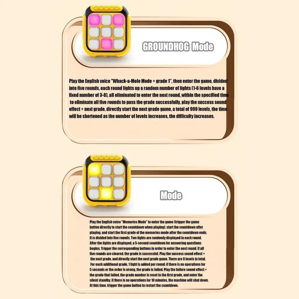 Memory Training TIC-TAC-TOE Game Electronic Interactive Board Game Toys Friend Meetups