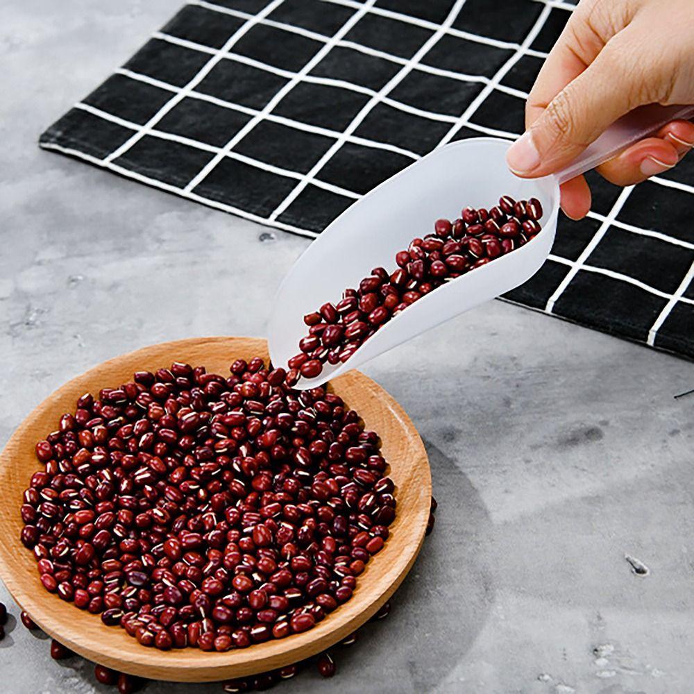Пластиковая лопатка для льда Лопатка для матовых рисовых зерен Мерные ложки Десертный буфет Кофе Чай