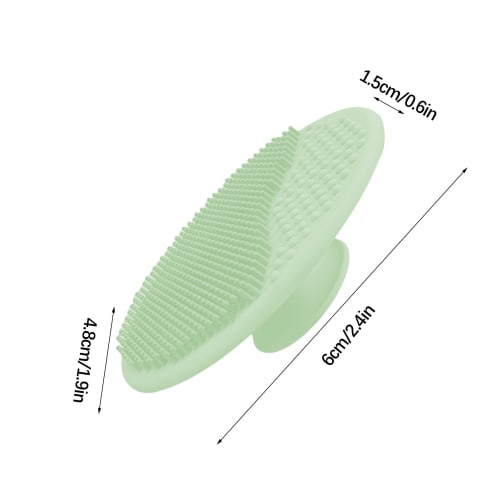 Baby Bath Brush, Baby Bath Head Scrubber | Baby Hair Wash Brush - Soft Silicone Scalp Massage Comb and Suction Cup for Washing, for Boys and Girls