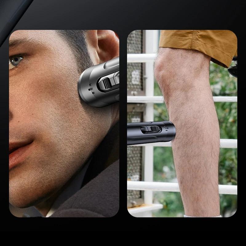 Электрический триммер 2 в 1 для носа и ушей, удаление волос в носу и ушах, перезаряжаемый портативный триммер, профессиональный безболезненный триммер для мужчин и женщин