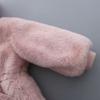 Детское толстое однобортное пальто с капюшоном из искусственного меха норки для девочек