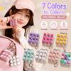 Foods Clicker Anti-stress Toy Pendant Stress Relief Calming Keychain Keys  Children Adults