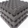 [Ready-to-Use 5cm Corrugated Sheets, Set of 4] Soundproofing Fast Lab Extra Thick Corrugated Urethane Foam Sponge, Sound Absorbing Material,