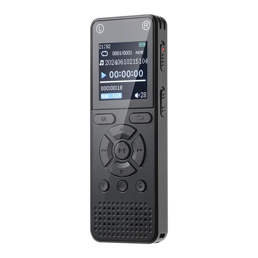 Digital Voice Recorder HD Audio Recorder with Noise Cancelling Voice Activated MP3 Player for Lectures Meetings Interviews