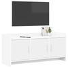 TV Cabinet 102 x 33 x 47 cm White Engineered Wood
