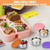 40ML Salad Dressing Containers with Lids Leakproof Stainless Steel Sauce Dish for Lunch Boxes Picnics Travel Fruits Snacks Dips Containers