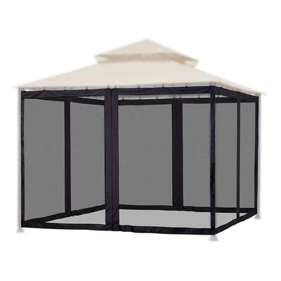 Сетка для палатки Замена 4 угла для террасы сада двора павильона 4 открытых съемных раздвижных с 48 крючками фиксирующий ремешок