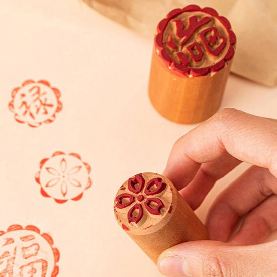 Штамп для печенья, многоразовый DIY деревянный китайский лунный торт, кондитерский штамп, инструмент для декора торта