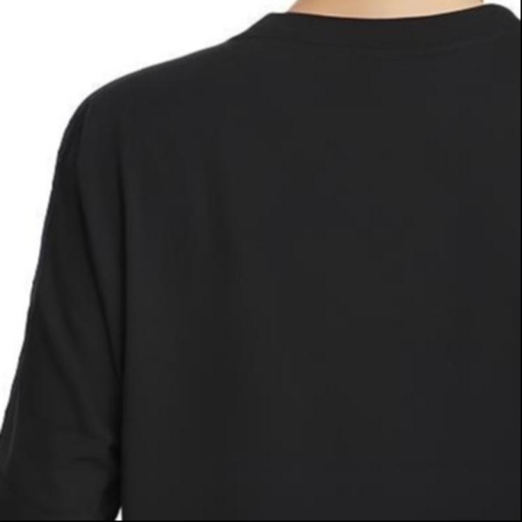 Nike Drop Shoulder Sleeve Short Sleeved T Shirts Women's Black FN5372-010