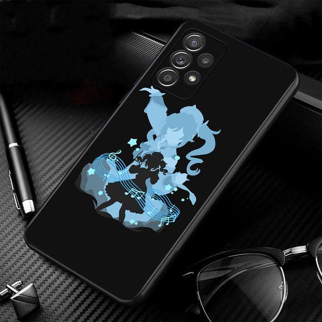 Телефон Funda Genshin Impact аниме для Samsung Galaxy A71 A52 A41 A51 A02s A12 A21s A72 A32 4g A31 A53 A23 A13 A52s 5g Capinha
