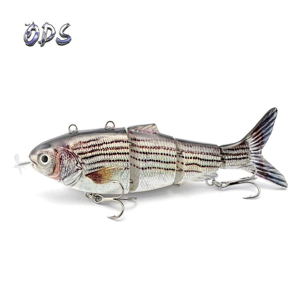Rechargeable 130mm 42g Automatic Swimming Electronic Fish Lure Bait Smart Plastic Bait for Bottom Fishing