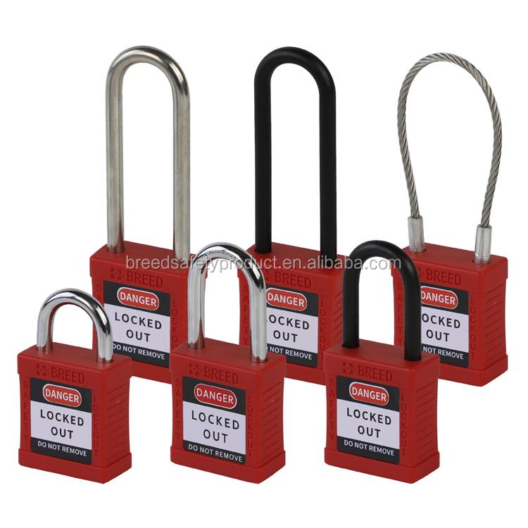 Insulated Nylon Padlock & Lockout Devices Lockout Tagout Loto Lock with Master Key G71NE