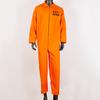 Halloween Prisoner Cosplay Jumpsuit with Manacle Halloween Unisex Children Adult Role Play Outfit Long Sleeves Lapel Zipper Festivals Parties Costume