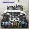 One Piece Pattern Bedding Quilt Set  Home Decoration  Gift (1 * duvet cover + 2 * pillowcase  without core).xwn