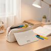 Large Capacity Stationery Bag Solid Color Storage Bag Pencil Case  Stationery Storage