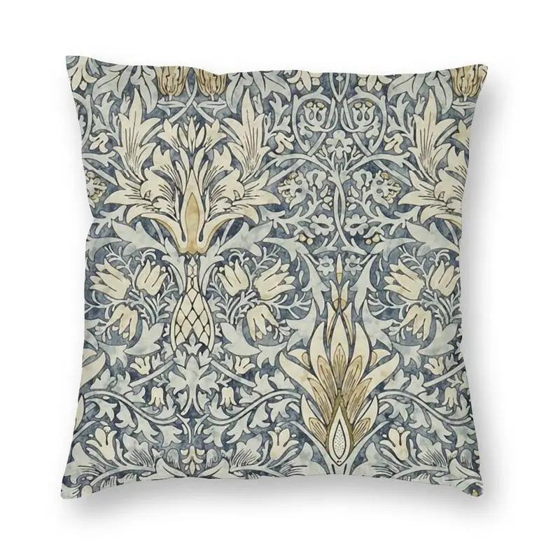 William Morris Vintage Floral Cushion Cover 40x40cm Velvet Modern Pillow Cases for Sofa Pillow Covers Decorative