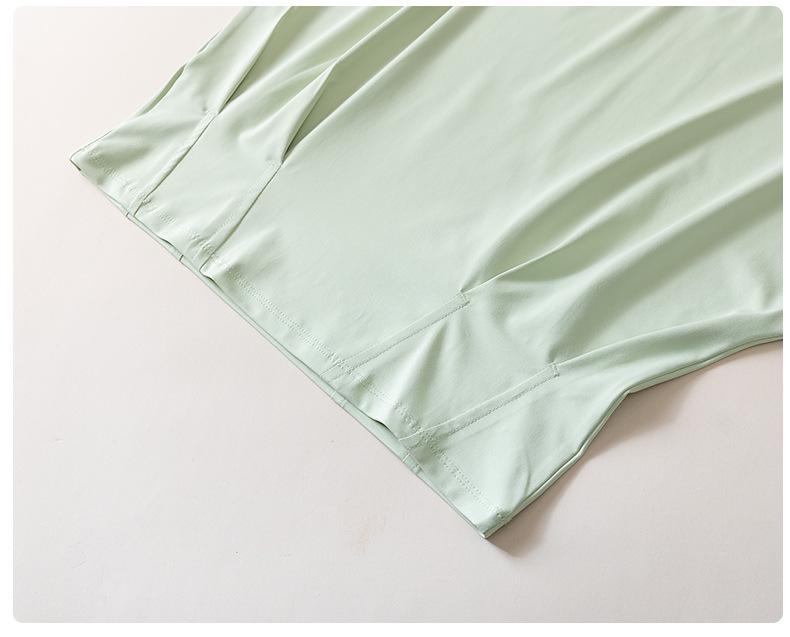 Женский быстросохнущий летний топ для йоги и пилатеса, спортивный фитнес-комплект с круглым вырезом