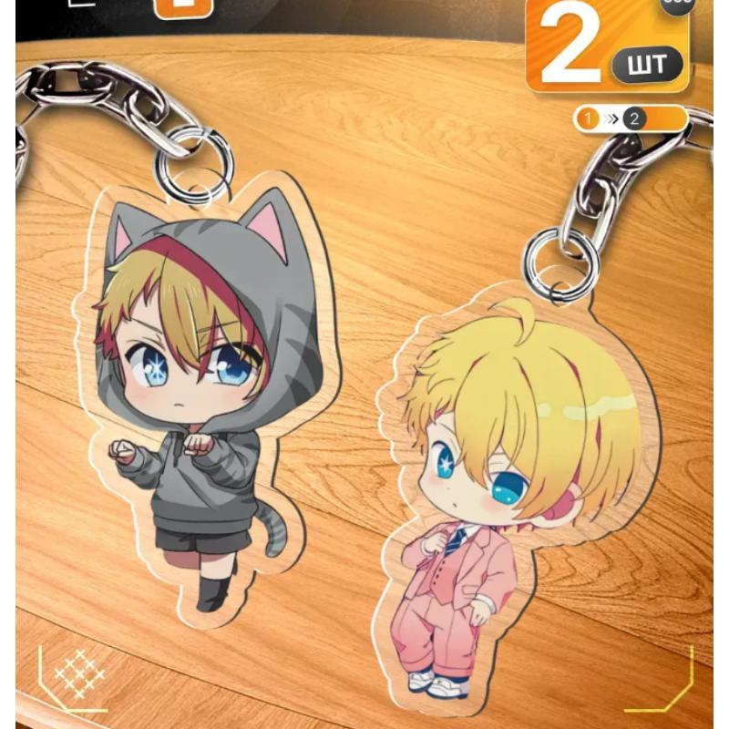 Аниме Мультфильмы Акриловый Брелок-Пряжка для Oshi No Ko Mem-Cho Kana Arima Ruby Hoshino Aqua Ryosuke Самодельный Акриловый Подвеска на Рюкзак