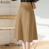 Женские повседневные летние юбки А-силуэта с боковой молнией