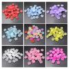 Earrings Bouquet Handmade Materials DIY 50pcs Receptacle Warm Color Jewelry Making 5 Petals Flower Accessories Department Frosted  Supply