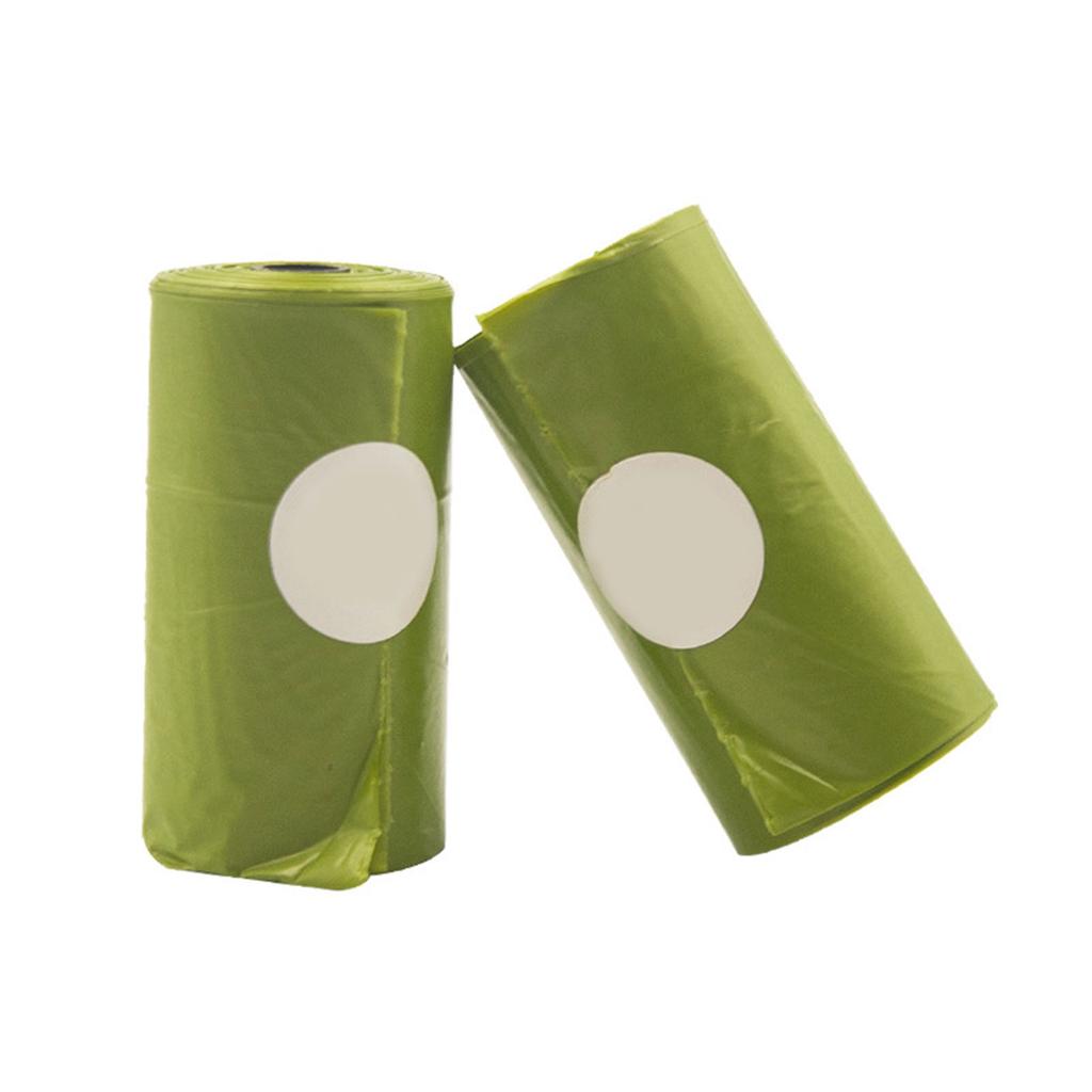 Одноразовый пакет для собачьих какашек, пакет для собачьих какашек, разлагаемый пакет для уборки(1/8/24 рулона) Принадлежности для чистки собак Простое использование