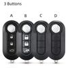 2/3 кнопки откидной складной чехол для дистанционного ключа чехол для брелоков для FIAT 500 Panda Punto Bravo автосигнализация без ключа SIP22 Blade