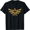 Футболка The Legend of Zelda Щит Хайрула Золотой Триколор