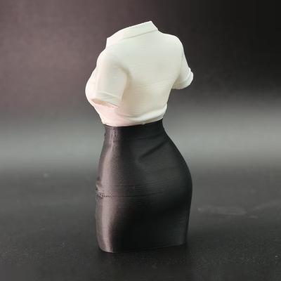 Офисное креативное 3D-печатное украшение Ol Профессиональная статуэтка-ваза в полный рост Декор для рабочего стола Идеально для снятия стресса