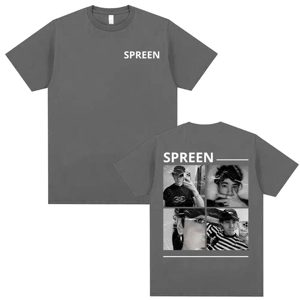 Rapper Spreen Album Graphic Merch Tshirts Mens Women Fashion Vintage Short Sleeve Summer Casual 100 Cotton Oversized Tshirt