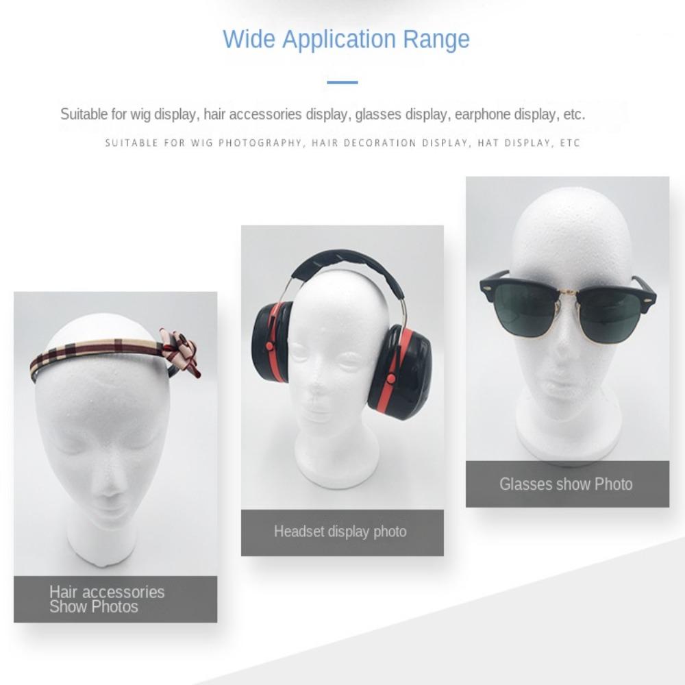 Модель головы манекена из пенопласта, устойчивая подставка для дисплея, стойка для женской головы манекена, реквизит для фотосъемки