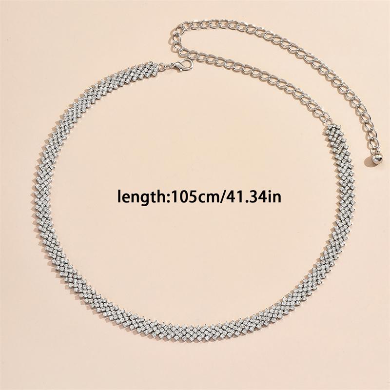 Цепочка на талию для женщин и девочек, модная декоративная цепочка на талию, элитное роскошное платье, регулируемый пояс на талию